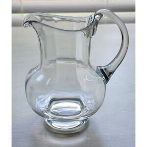Creamer/Pitcher/Vase/Pourer-Colony Lead Crystal-Clear-5 in Tall